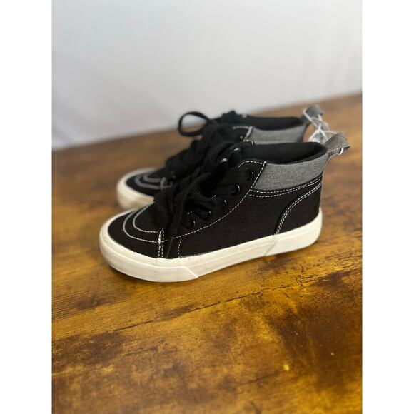 NWT Old navy boys 1y black retro y2k hightop sneakers - Picture 5 of 8